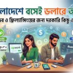 বাংলাদেশে বসেই ডলারে আয়: রিমোট জব ও ফ্রিল্যান্সিংয়ের জন্য দরকারি কিছু ওয়েবসাইট