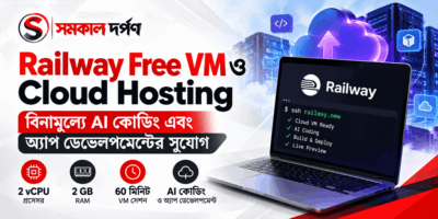 Railway Free VM ও Cloud Hosting: বিনামূল্যে AI কোডিং এবং অ্যাপ ডেভেলপমেন্টের সুযোগ
